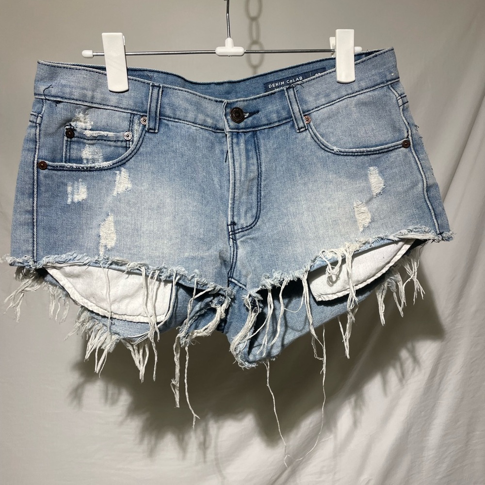 Denim CoLAB Saltwater & Song Denim Shorts Size: 27